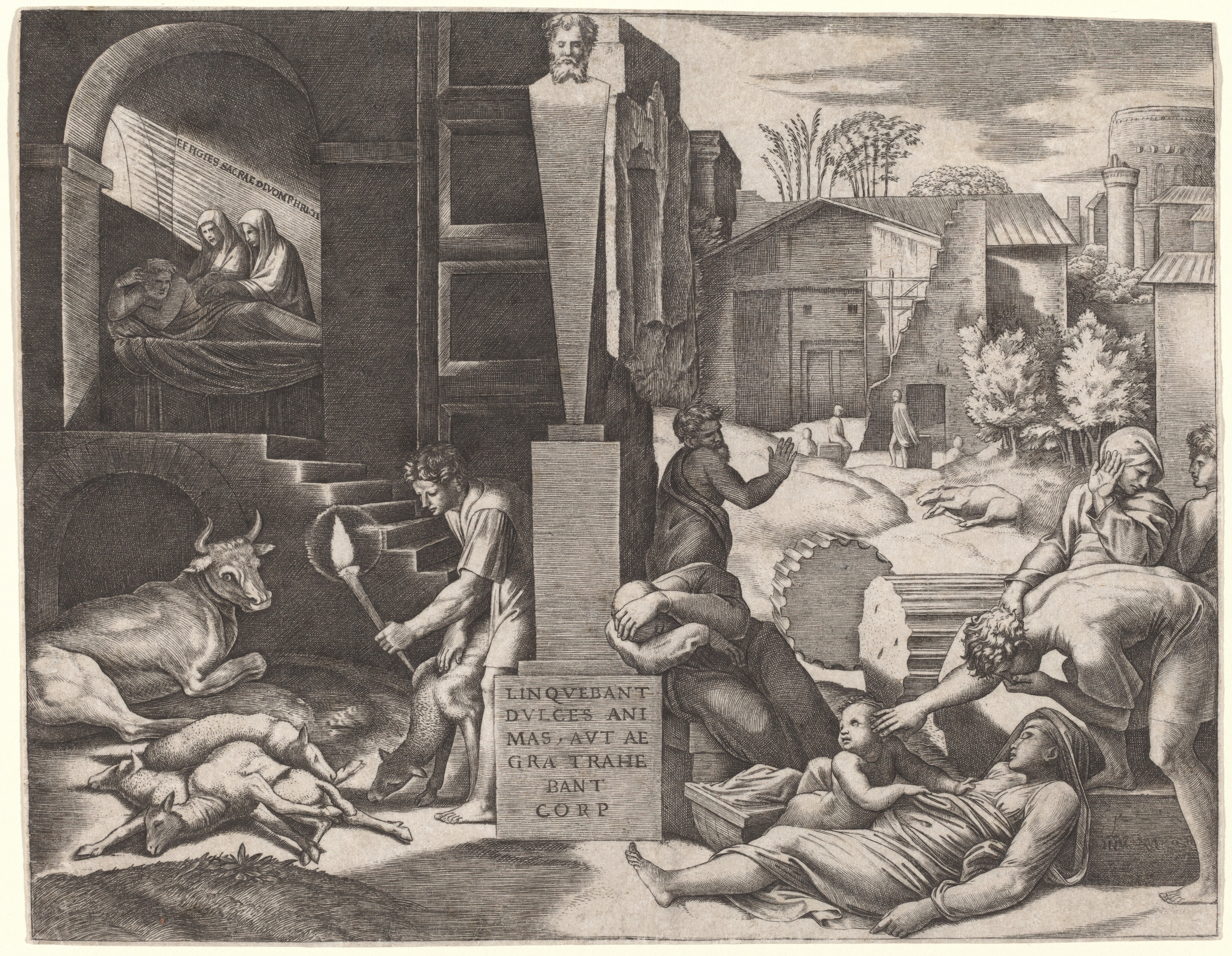 Marcantonio Raimondi after Raphael, Il Morbetto